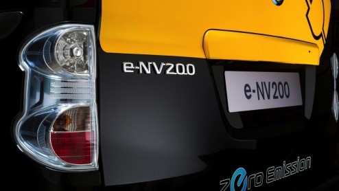 Nissan e-NV200 als taxi in Barcelona voorgesteld.