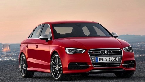 Audi A3 Limousine staat aan de start. Bestelbaar vanaf juni en nog dit najaar uitgeleverd.
