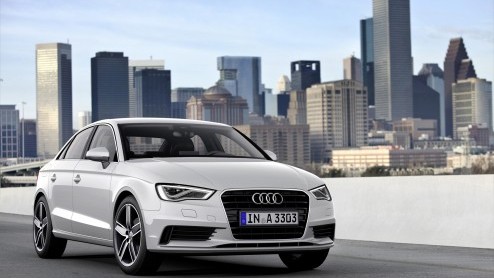 Audi A3 Limousine staat aan de start. Bestelbaar vanaf juni en nog dit najaar uitgeleverd.