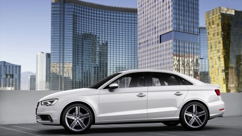 Audi A3 Limousine staat aan de start. Bestelbaar vanaf juni en nog dit najaar uitgeleverd.