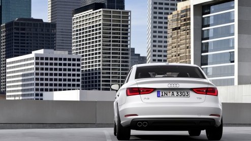 Audi A3 Limousine staat aan de start. Bestelbaar vanaf juni en nog dit najaar uitgeleverd.