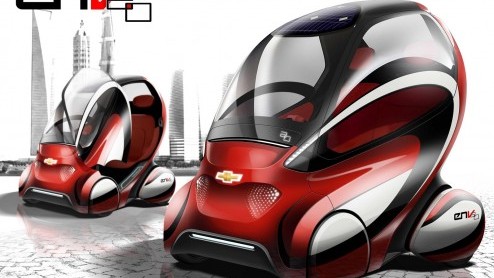 General Motors heeft vandaag tijdens de Auto China 2012 in Peking zijn visie getoond op de Chevrolet EN-V 2.0 concept, de volgende versie van het nieuwe mobiliteitsconcept van GM dat in 2010 op de Wor
