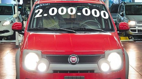 De nieuwe Fiat Panda staat op het punt te worden onthuld. Op de valreep rolt het 2 miljoenste exemplaar van de band in Polen. Deze mijlpaal werd in een kleine acht jaar bereikt.