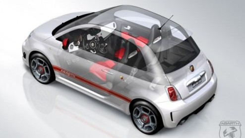 Een klein pittig Italiaans bommetje op vier wielen, de Fiat 500 Abarth. Vele Fiat aanbidders zitten er op te wachten. Hun droom komt uit, want in Geneve staat deze klein maar fijne stadsrakker te pron