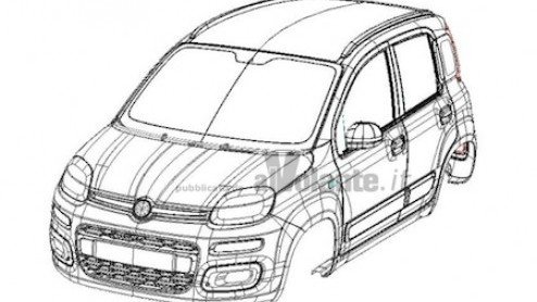 Op internet zijn de eerste tekeningen van de gloednieuwe Fiat Panda beland, die pas volgend jaar zijn debuut zal gaan maken. De familieband met de kleinere 500 is in ieder geval duidelijk zichtbaar.