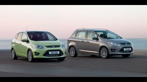 Vanaf medio oktober zijn ook de Ford C-MAX en Grand C-MAX met Fords 1.0 liter EcoBoost-benzinemotor leverbaar. De 100 en 125 pk variant scoren de laagste verbruikswaarden in hun klasse en komen in aa