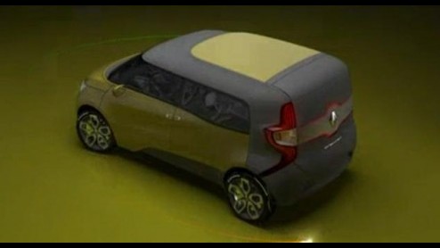 Renault heeft - zoals beloofd - een nieuwe conceptcar onthuld; Frendzy. Hij (of zij?) is groen, ruimtelijk en geschikt voor werk en familie. De Fransen noemen dat een gespleten persoonlijkheid. En dat