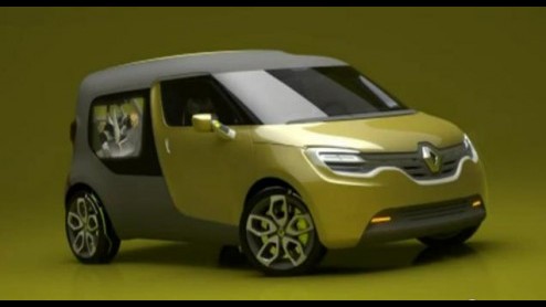 Renault heeft - zoals beloofd - een nieuwe conceptcar onthuld; Frendzy. Hij (of zij?) is groen, ruimtelijk en geschikt voor werk en familie. De Fransen noemen dat een gespleten persoonlijkheid. En dat