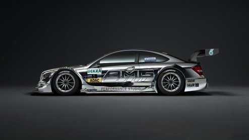 Mercedes-Benz doet volgend jaar mee aan de DTM-toerwagenserie met de nieuwe C-Klasse Coup. Michael Schumacher en Nico Rosberg hebben de auto onthuld op de IAA.