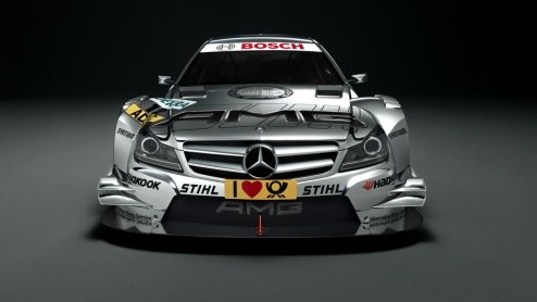 Mercedes-Benz doet volgend jaar mee aan de DTM-toerwagenserie met de nieuwe C-Klasse Coup. Michael Schumacher en Nico Rosberg hebben de auto onthuld op de IAA.