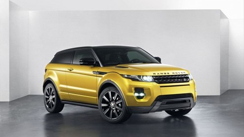 Opvallen doe je in de Range Rover Evoque Sicilian Yellow, een limited edition die 79.900 euro kost.