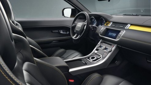 Opvallen doe je in de Range Rover Evoque Sicilian Yellow, een limited edition die 79.900 euro kost.