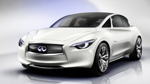 Groot nieuws! De kleine Infiniti krijgt vorm. Het nieuwste staaltje familieuitbreiding luistert naar de naam Etherea en is dankzij de eerste officile beelden (van het studiemodel) al in vol ornaat 