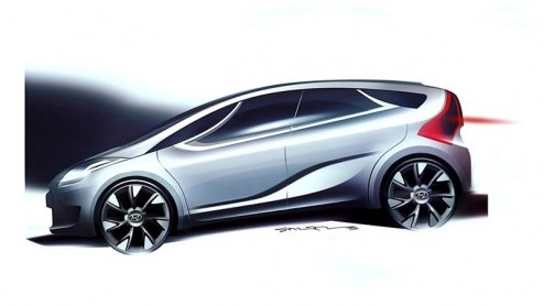 Hyundai laat zien wat ze op de autosalon van Genve in huis zullen hebben. Zo zullen we kennis maken met de HED-5 concept en ziet de nieuwe Matrix het levenslicht.