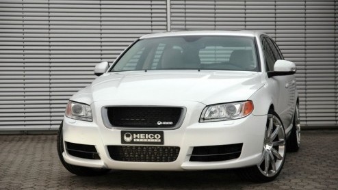 Volvo�s worden niet vaak als tuningobject gezien. Toch voelt Heico zich wel thuis tussen het Zweedse staal. Voor de Essen Motor Show hebben ze de HS7 op de planning staan, een opgepepte V70 T6. Het re