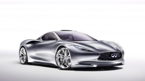 Dit is de conceptauto die Infiniti in gedachten had; de Emerg-E. Dankzij de beelden kent de elektrische sportauto met range extender steeds minder geheimen....