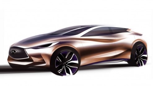 Infiniti onthult op de komende IAA in Frankfurt de Q30 Concept, een voorbode van een crossover die het moet gaan opnemen tegen modellen als de Audi Q3 en BMW X1 van deze wereld.