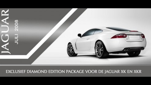 Jaguar viert het 60-jarig bestaan van de XK met een speciale uitvoering. De Britten hebben een Diamond Edition Package ontwikkeld. Voor ons land is er zelfs nog een Dutch Diamond Edition Package te be