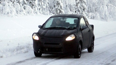 Leuk! Vandaag opnieuw een scoop van de Ford Ka. De huidige Ka loopt al ruim 10 jaar mee, en ondanks dat deze nog steeds goed verkoopt staan wij al te trappelen op zijn opvolger. Het is geen geheim dat