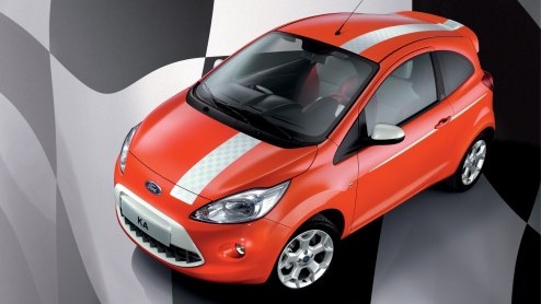 Flitsend nieuws! Eind maart arriveren 120 stuks Ford Ka Grand Prix in Nederland. Hoewel het geen strepentrekkers zijn zien deze exclusieve Kas er wel lekker vlot uit. Voorzien van de 1.2 liter benzin