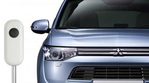 Lolo smart laadpunt voor Mitsubishi Outlander PHEV