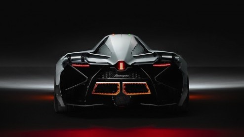 Lamborghini Egoista Concept laat zich zien. Ontworpen door Walter da Silva.
