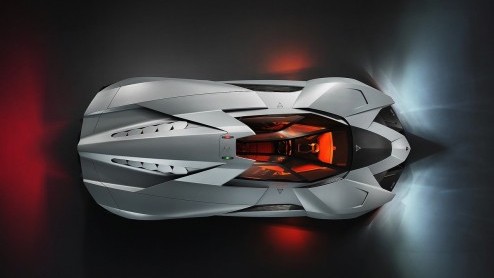 Lamborghini Egoista Concept laat zich zien. Ontworpen door Walter da Silva.