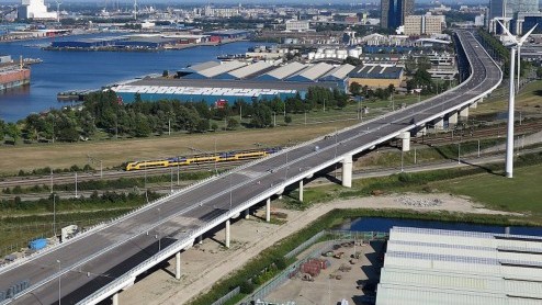 Tweede Coentunnel en Westrandweg, met het mooiste en langste viaduct van ons land