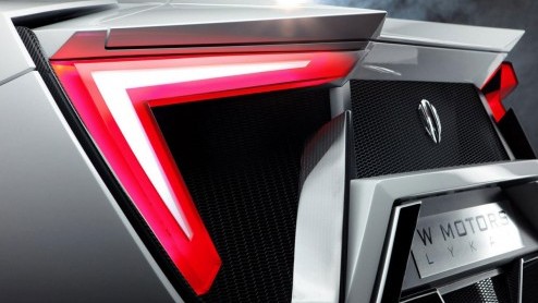 W Motors komt met gelimiteerde Lykan Hypersport supercar; 750 pk en 1.000 Nm koppel.