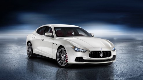 Maserati Ghibli al zichtbaar in volle glorie.