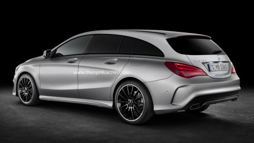 Mercedes-Benz CLA Shooting Brake rendered