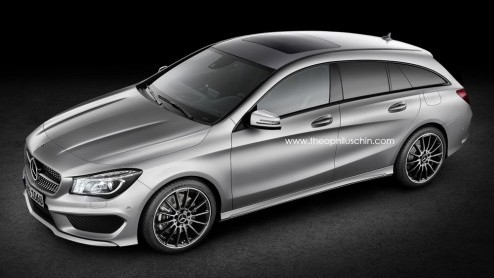 Mercedes-Benz CLA Shooting Brake rendered