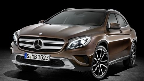 Zie hier de Mercedes-Benz GLA, een compacte SUV die het moet gaan opnemen tegen de Audi Q3, BMW 1 en Range Rover Evoque. Komende maand debuteert de crossover op de IAA in Frankfurt, maar pas vanaf maa