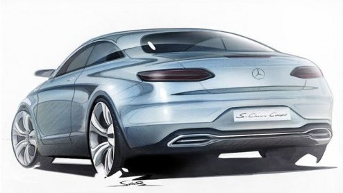Mercedes gunt ons alvast een blik op de op stapel staande S-klasse Coup aan de hand van een serie schetsen. De opvolger van de CL zal vermoedelijk als studiemodel op de IAA worden gepresenteerd.