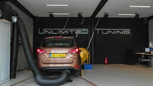 Duurtest Ford B-MAX 1.0 Ecoboost Titanium, deel 1. Met de driecilinder op de vermogenstestbank.