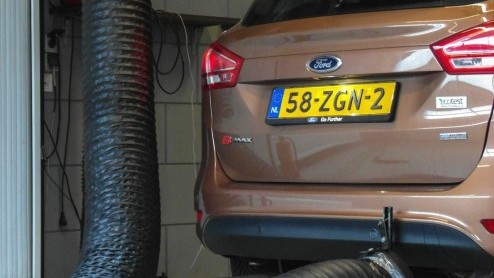 Duurtest Ford B-MAX 1.0 Ecoboost Titanium, deel 1. Met de driecilinder op de vermogenstestbank.