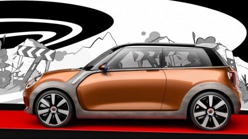De MINI Vision is een studiemodel van de nieuwe Mini, die volgend jaar in Nederland in productie zal gaan.
