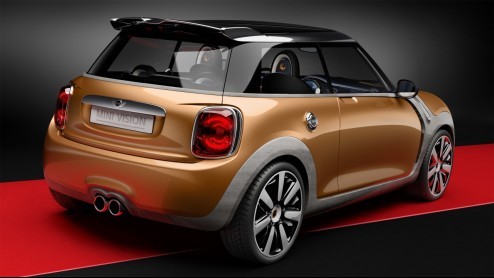 De MINI Vision is een studiemodel van de nieuwe Mini, die volgend jaar in Nederland in productie zal gaan.