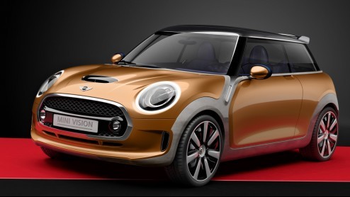 De MINI Vision is een studiemodel van de nieuwe Mini, die volgend jaar in Nederland in productie zal gaan.