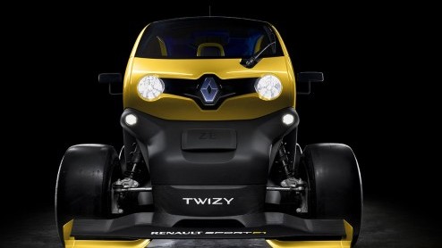 De Twizy Renault Sport F1 vormt de schakel tussen F1-techniek en seriegeproduceerde autos en beschikt over een heus KERS-systeem.