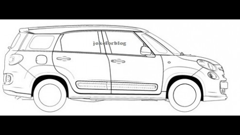 Het is geen geheim dat Fiat van de 500L ook een zevenzitter in gedachten heeft. Jokeforblog heeft van die tweede versie, die we voor het gemak maar even 500XL noemen, patenttekeningen te pakken. En wa