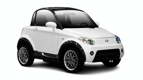 Nice, ja zo heet de autofabrikant nu eenmaal, presenteert vandaag in Londen de nieuwste telg uit het gamma. En wel de MyCar, een elektrisch aangedreven minicar met voldoende ruimte voor twee inzittend