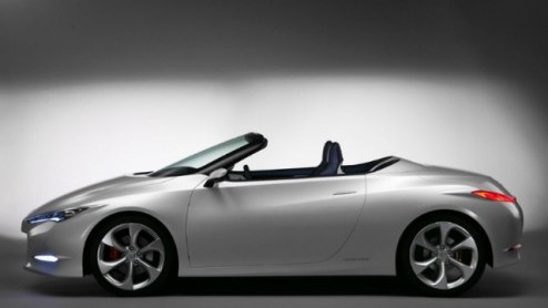 Onder de noemer OMS, oftewel Open Study Concept toont Honda een studie naar een sportieve tweezits roadster. Wellicht de opvolger van de S2000?