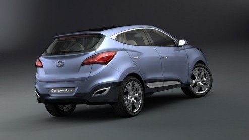 Hyundai presenteert in Genve de HED-6 Concept. Het studiemodel is een voorbode van een nieuwe urban auto met stoere looks, in de lijn van een SUV. De Koreanen warmen iedereen vast op met een schets v