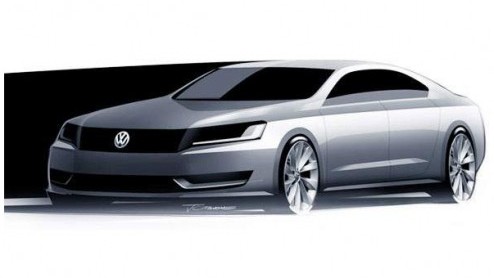 Volkswagen heeft een nieuwe sedan op het oog, die is gepositioneerd boven de Passat. Deze 'NMS' sedan is vooral voor de Amerikaanse en Canadeze markt bedoeld. Om ons een idee te geven komt VW met een 