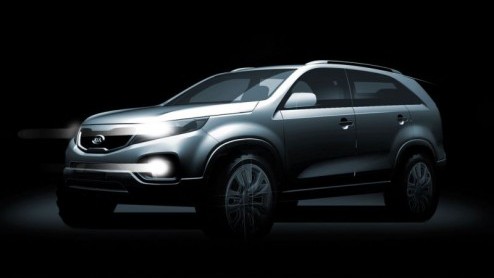 Kia kan het niet laten en toont ons al een stukje nieuwe Sorento. De auto wordt binnenkort gentroduceerd en dus wil Kia ons met deze teaser opwarmen. Update: Vandaag zijn ook twee schetsen de wereld 