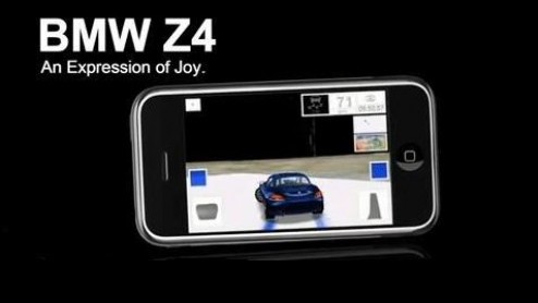 Eerder deze week berichtten we over een iPhone en iPod game van de nieuwe Volkswagen Polo. BMW kan er echter ook wat van, en presenteert een programma om digitaal met de Z4 kennis te maken. Je kunt er