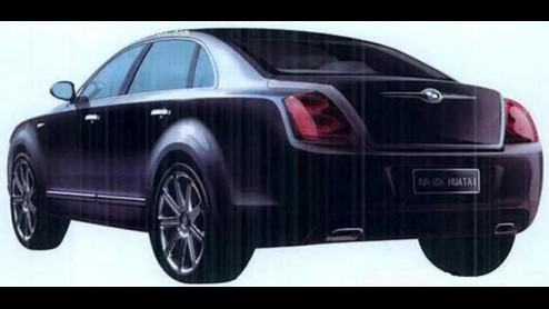 Is het een mislukte facelift voor de Bentley Flying Spur? Nee, het is een creatie van Huatai, die inderdaad niet zijn oorsprong verraadt.