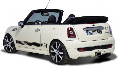 Er zijn altijd sportievelingen die een Mini Cooper S Cabrio nog niet snel en lichtvoetig vinden. Voor die veeleisende coureurs heeft AC Schnitzer een eigen interpretatie ontwikkeld. Als dit geen scheu