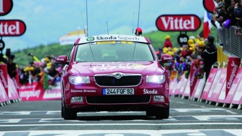 Skoda viert als officieel partner van de Tour de France de start van het evenement met vier speciale Tour-modellen; de Roomster Tour en Tour Pro, Fabia Hatchback Tour en Fabia Combi Tour.